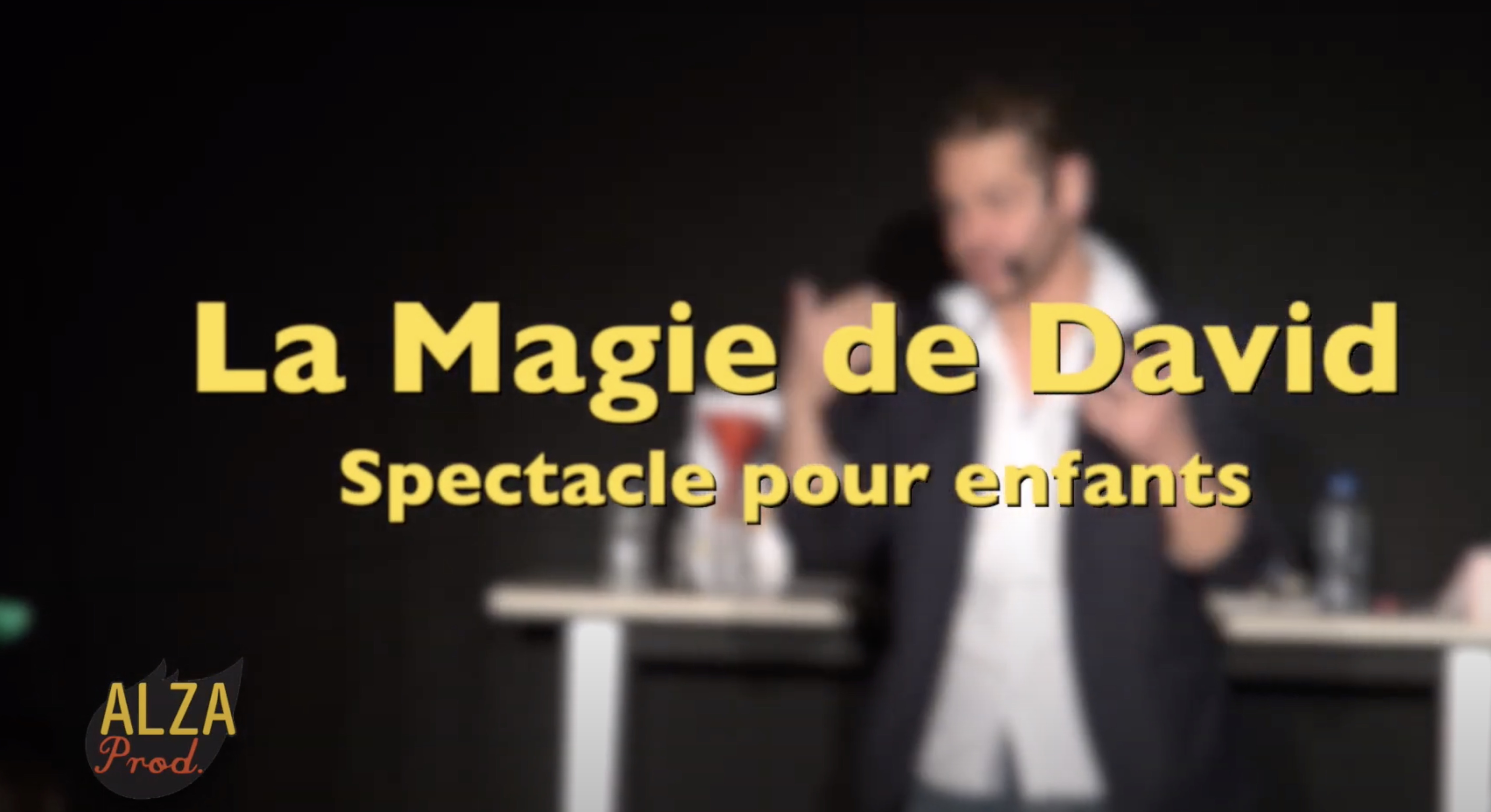 La magie de David seul en scène